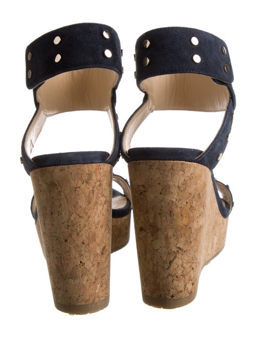 Jimmy Choo Suede Studded Accents Sandals