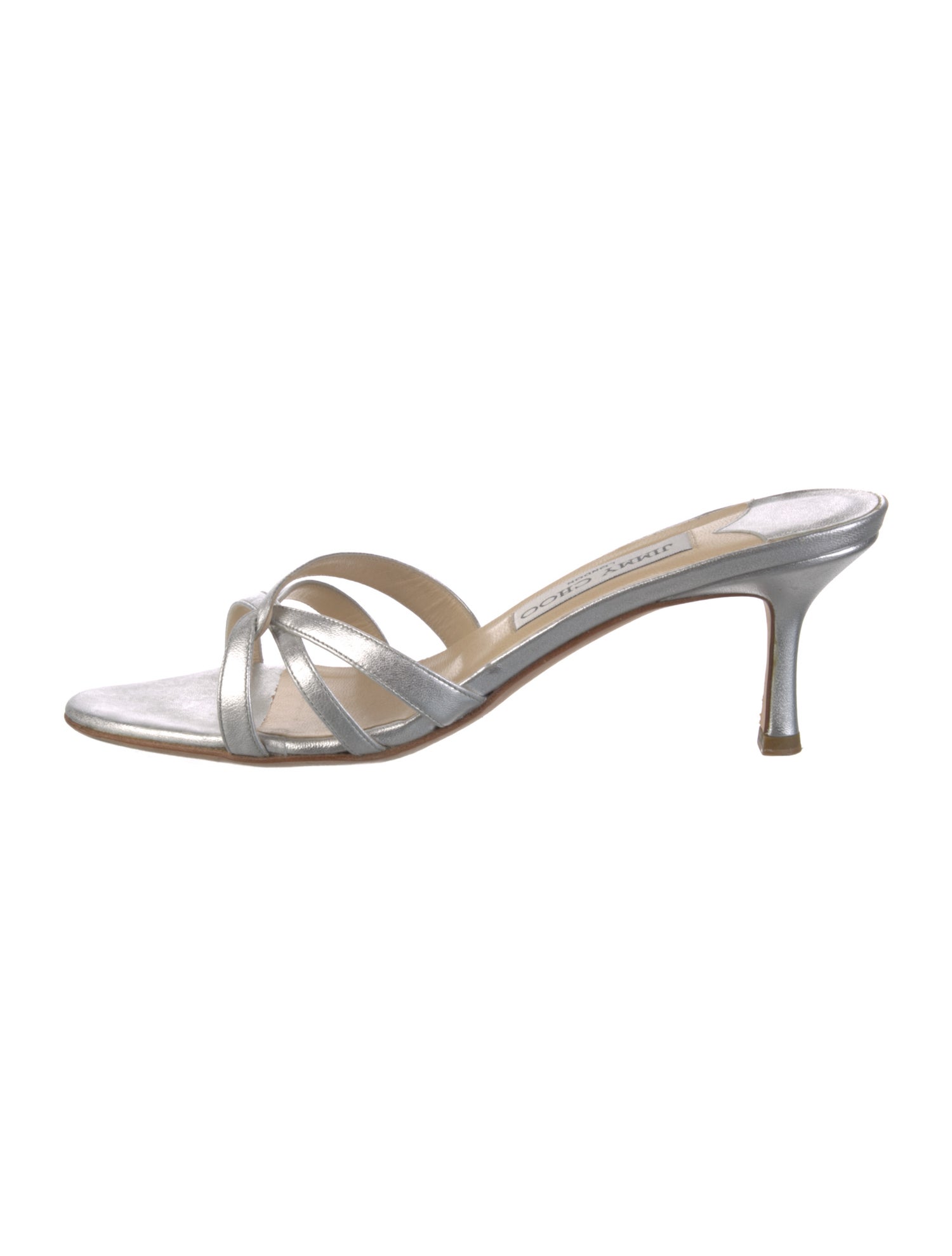 Jimmy Choo Leather Slides