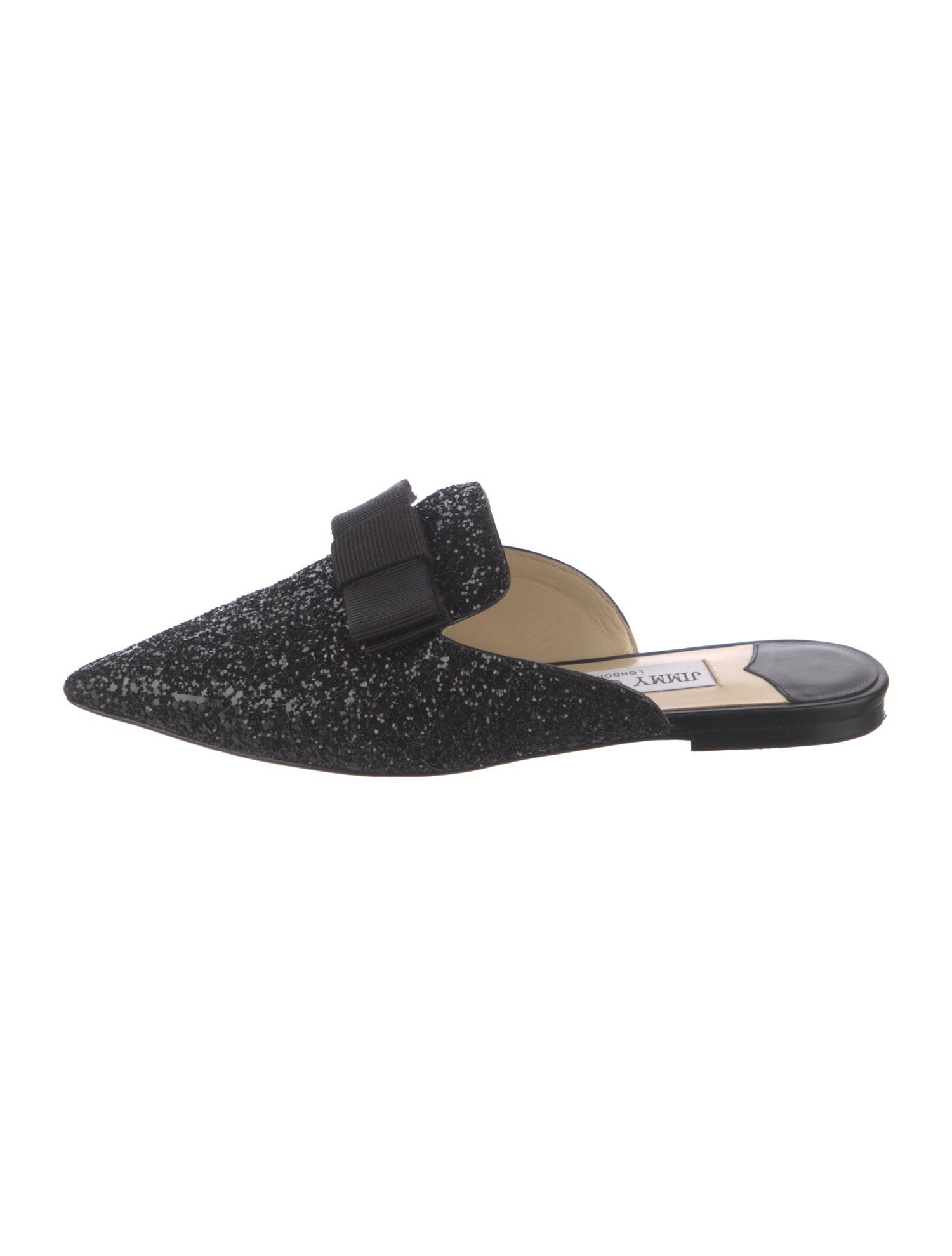 Jimmy Choo Sequins Glitter Accents Mules