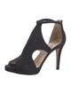 Jimmy Choo Suede Cutout Accent Sandals