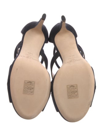 Jimmy Choo Suede Cutout Accent Sandals