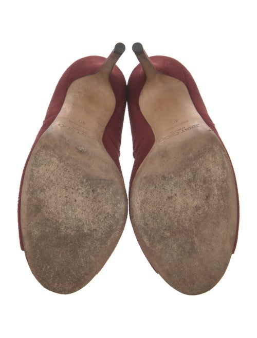 Jimmy Choo Suede Cutout Accent Pumps