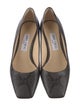 Jimmy Choo Embossed Leather Animal Print Pumps