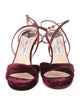 Jimmy Choo Velvet Sandals