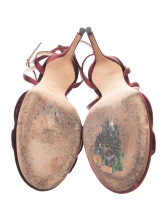 Jimmy Choo Velvet Sandals