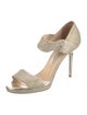 Jimmy Choo Glitter Glitter Accents Sandals