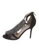 Jimmy Choo Suede Mesh Accents D'Orsay Pumps