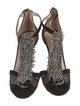 Jimmy Choo Suede Mesh Accents D'Orsay Pumps