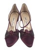 Jimmy Choo Satin Mesh Accents D'Orsay Pumps