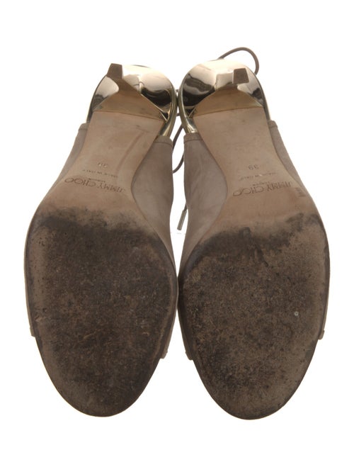 Jimmy Choo Suede Cutout Accent Slingback Pumps