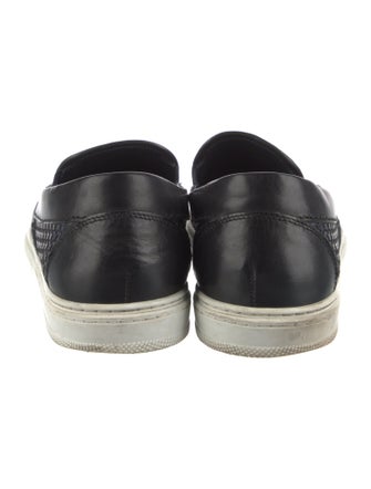 Jimmy Choo Embossed Leather Printed Sneakers