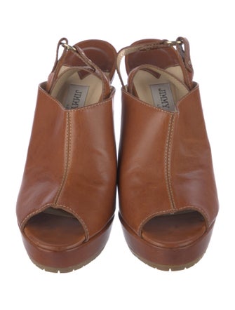 Jimmy Choo Leather Slingback Pumps