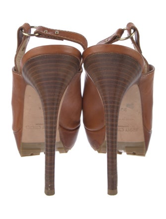 Jimmy Choo Leather Slingback Pumps