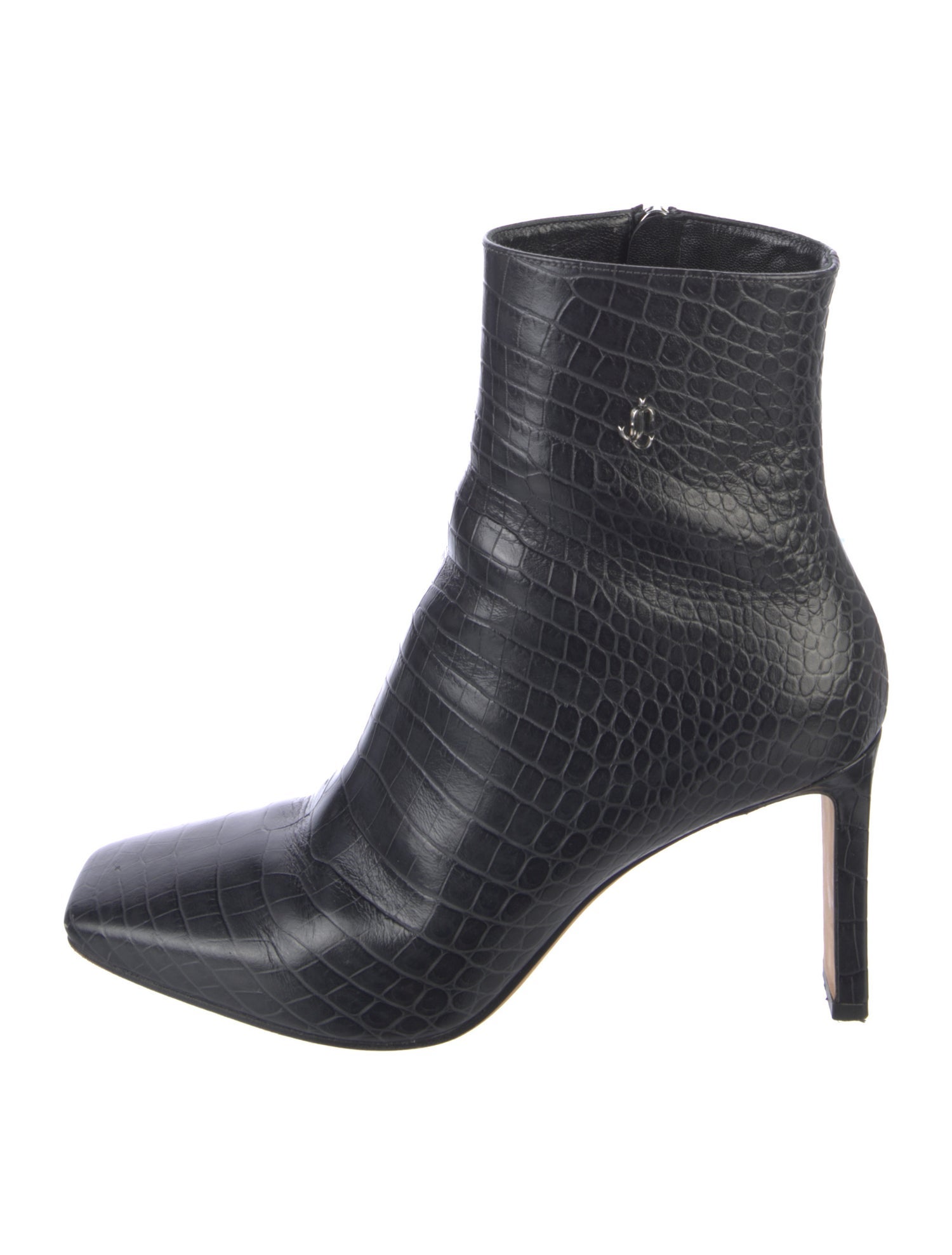 Jimmy Choo Embossed Leather Boots