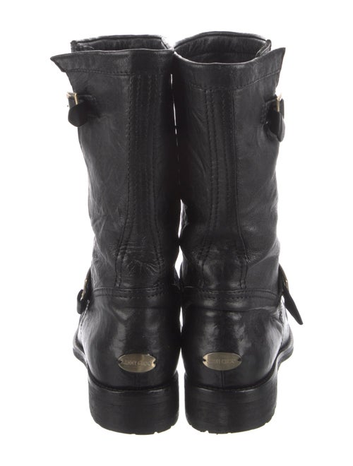 Jimmy Choo Leather Moto Boots