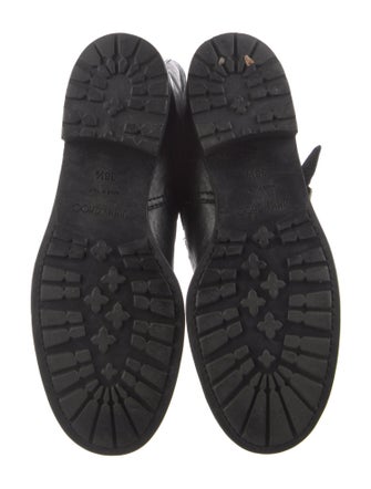 Jimmy Choo Leather Moto Boots