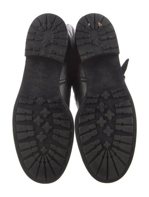 Jimmy Choo Leather Moto Boots