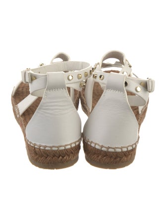 Jimmy Choo Leather Studded Accents Gladiator Sandals