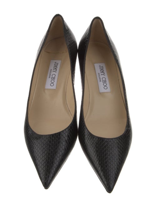Jimmy Choo Embossed Leather Pumps