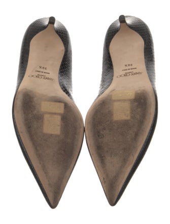Jimmy Choo Embossed Leather Pumps
