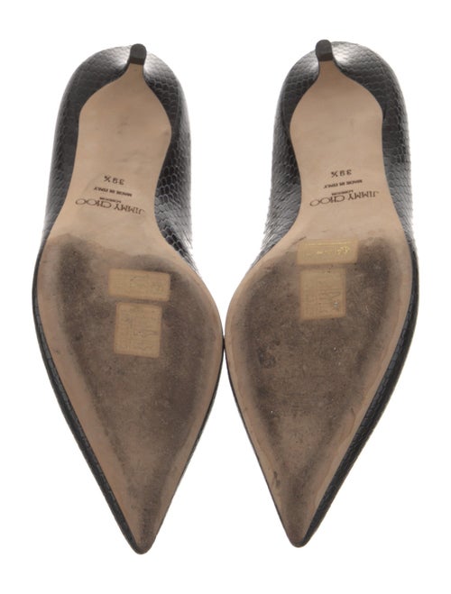 Jimmy Choo Embossed Leather Pumps