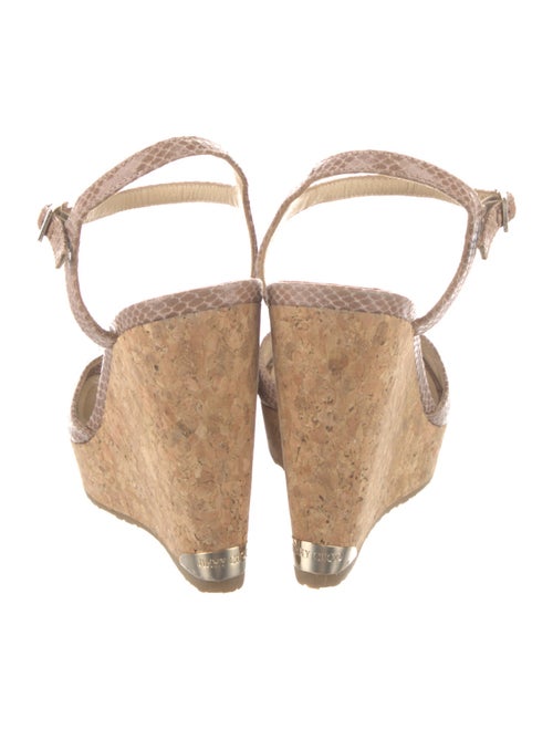 Jimmy Choo Leather Animal Print Pumps