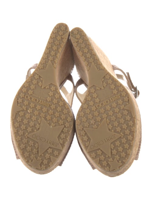 Jimmy Choo Leather Animal Print Pumps