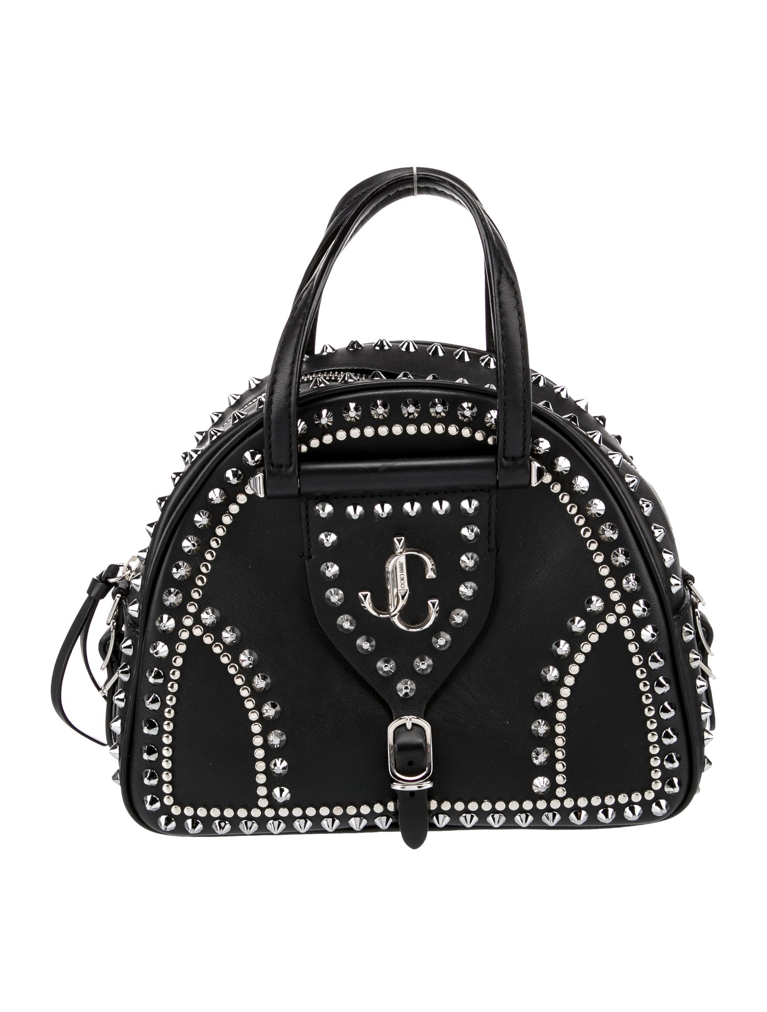 Jimmy Choo Leather Varenne Bowling Bag