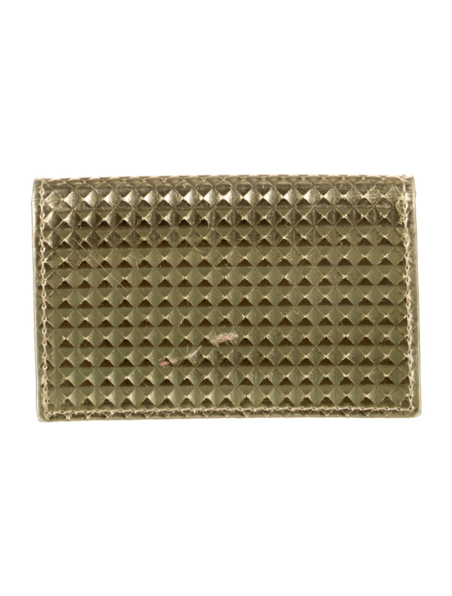 Jimmy Choo Embossed Leather Compact Wallet