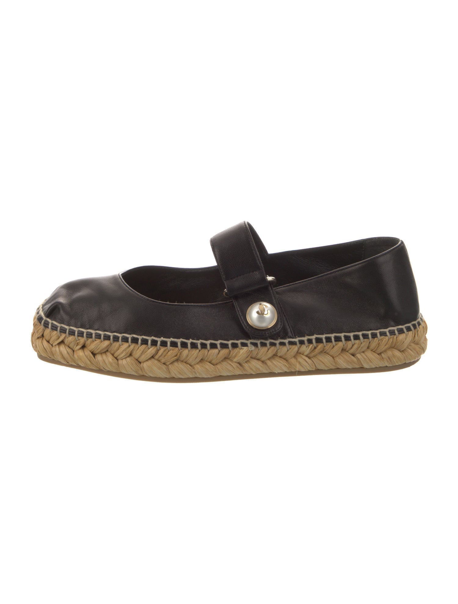 Jimmy Choo Leather Mary Jane Flats