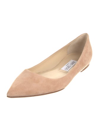 Jimmy Choo Suede Ballet Flats