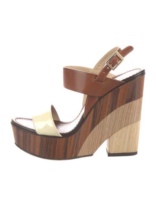 Jimmy Choo Leather Slingback Sandals