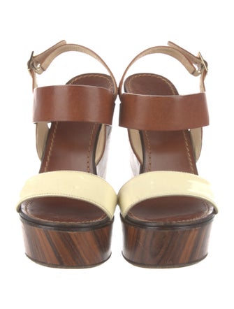 Jimmy Choo Leather Slingback Sandals