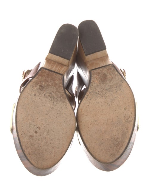 Jimmy Choo Leather Slingback Sandals