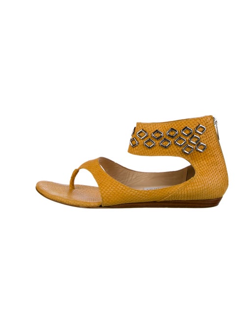 Jimmy Choo Suede Studded Accents Sandals