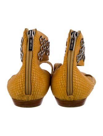 Jimmy Choo Suede Studded Accents Sandals