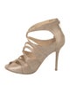 Jimmy Choo Suede Cutout Accent Pumps