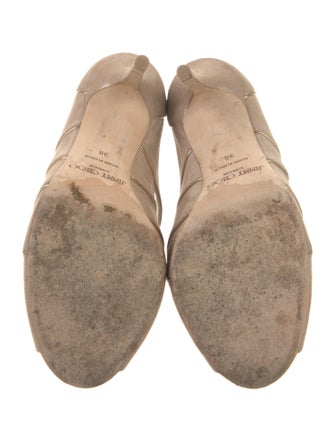 Jimmy Choo Suede Cutout Accent Pumps