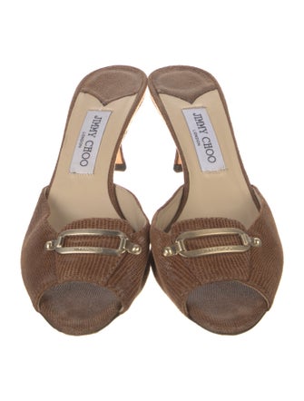 Jimmy Choo Suede Slides
