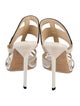 Jimmy Choo Snakeskin Animal Print T-Strap Sandals