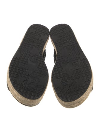 Jimmy Choo Crystal Braided Accents Espadrilles