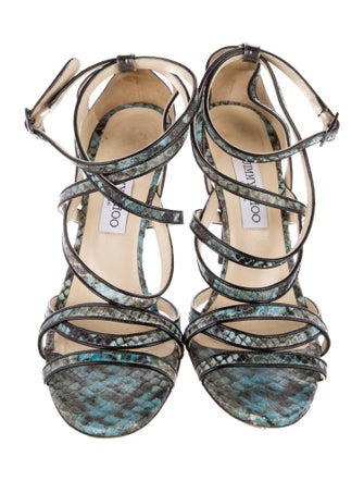 Jimmy Choo Snakeskin Sandals