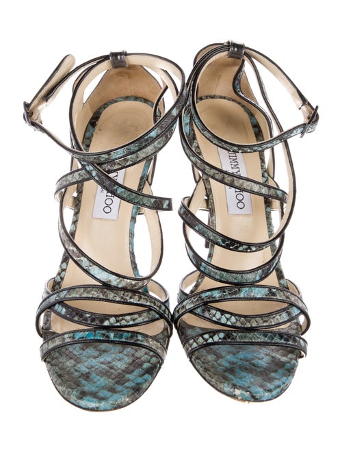 Jimmy Choo Snakeskin Sandals