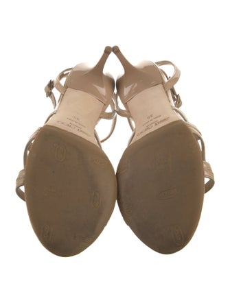 Jimmy Choo Patent Leather Slingback Sandals