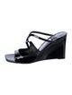 Jimmy Choo Patent Leather T-Strap Sandals