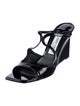 Jimmy Choo Patent Leather T-Strap Sandals