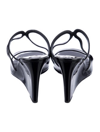 Jimmy Choo Patent Leather T-Strap Sandals