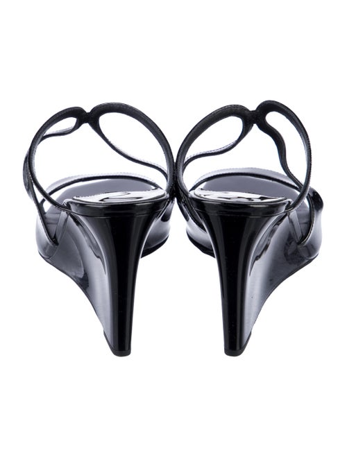 Jimmy Choo Patent Leather T-Strap Sandals