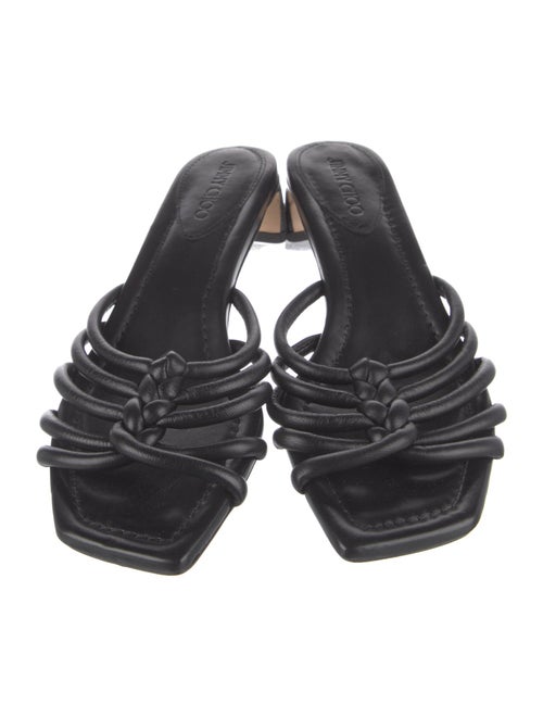 Jimmy Choo Leather Slides