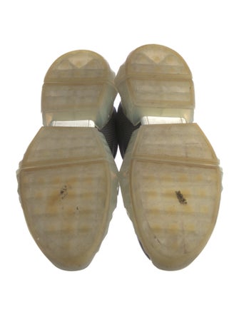 Jimmy Choo Leather Colorblock Pattern Sneakers